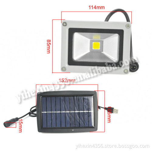 Boruit ELT0142 New Model Solar Power 10w Outdoor Led Flood Light